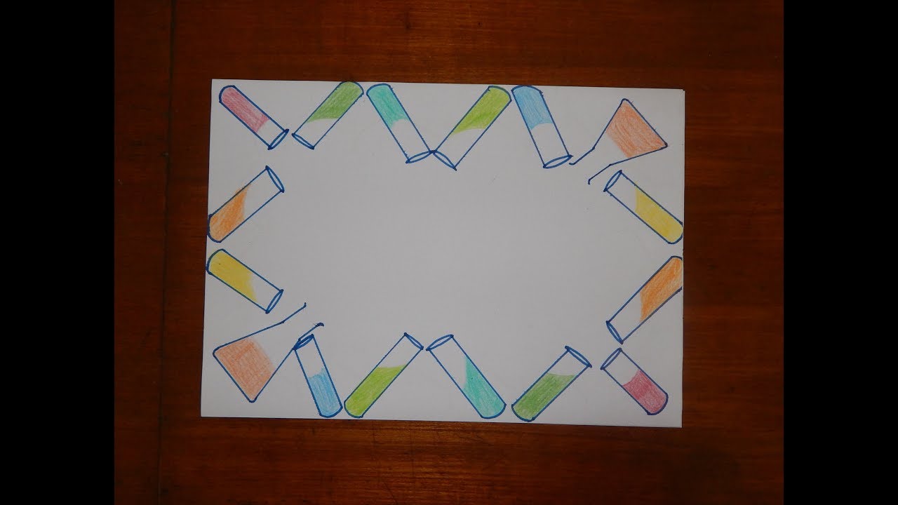Very Simple Easy Border Design For Chemistry Project File 112 Very Simple Easy Border Design For Chemistry Project File 112