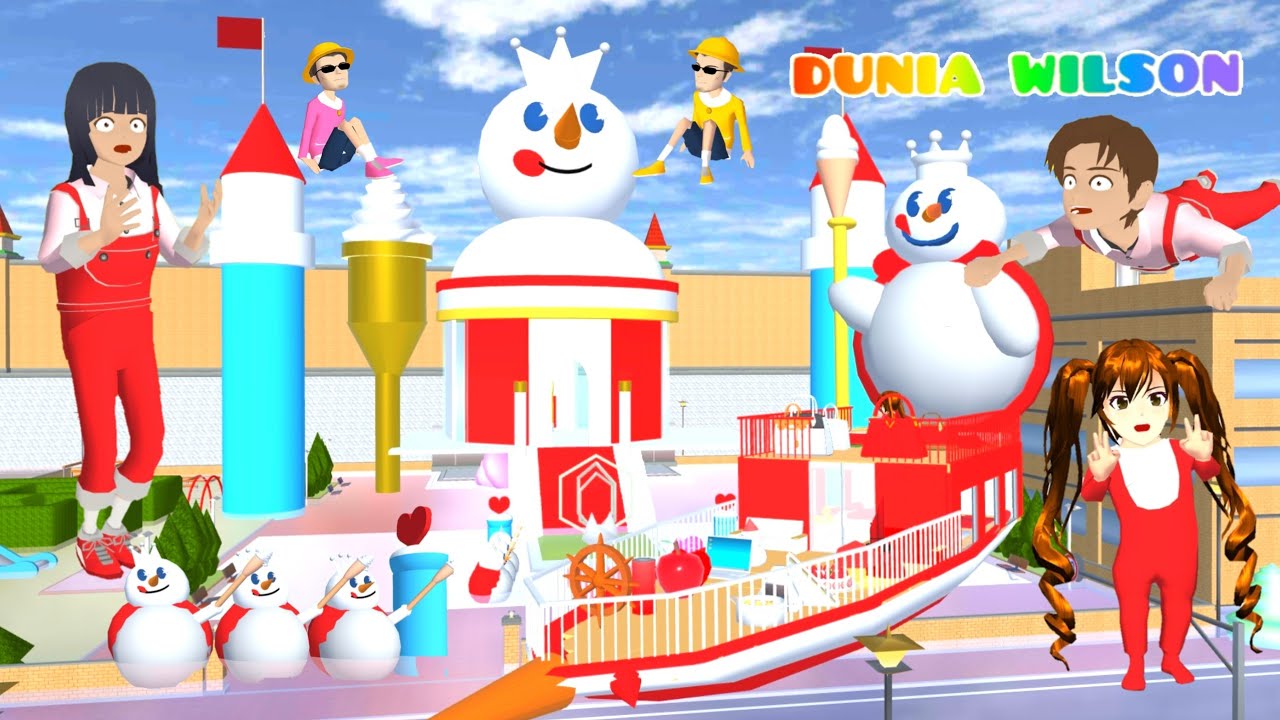 Yuta Kumpul Barang Merah Putih 🇮🇩 Sesuai Warna Mixue 😍 Banjir Naik Kapal Pinisi Ke Istana Mixue