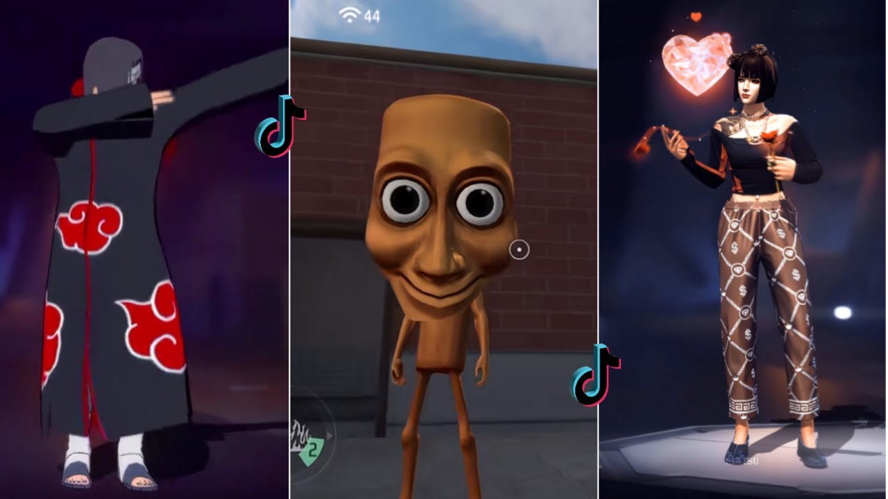 BEST VIDEO FREE FIRE EDITS 😎🌟 TIKTOK TROLL FACE 🥶👾P.25