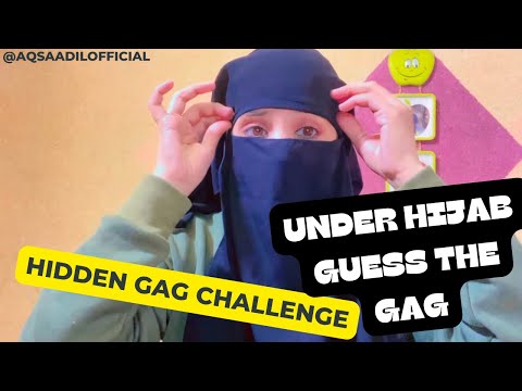 Gag Under The HijaB 🧕 | Hidden Gag | Guess the Gag | #aqsaadil #viralvideo #challenge #love