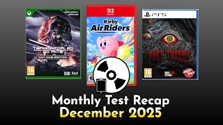 Test Recap December 2025 Including An Exciting Announcement