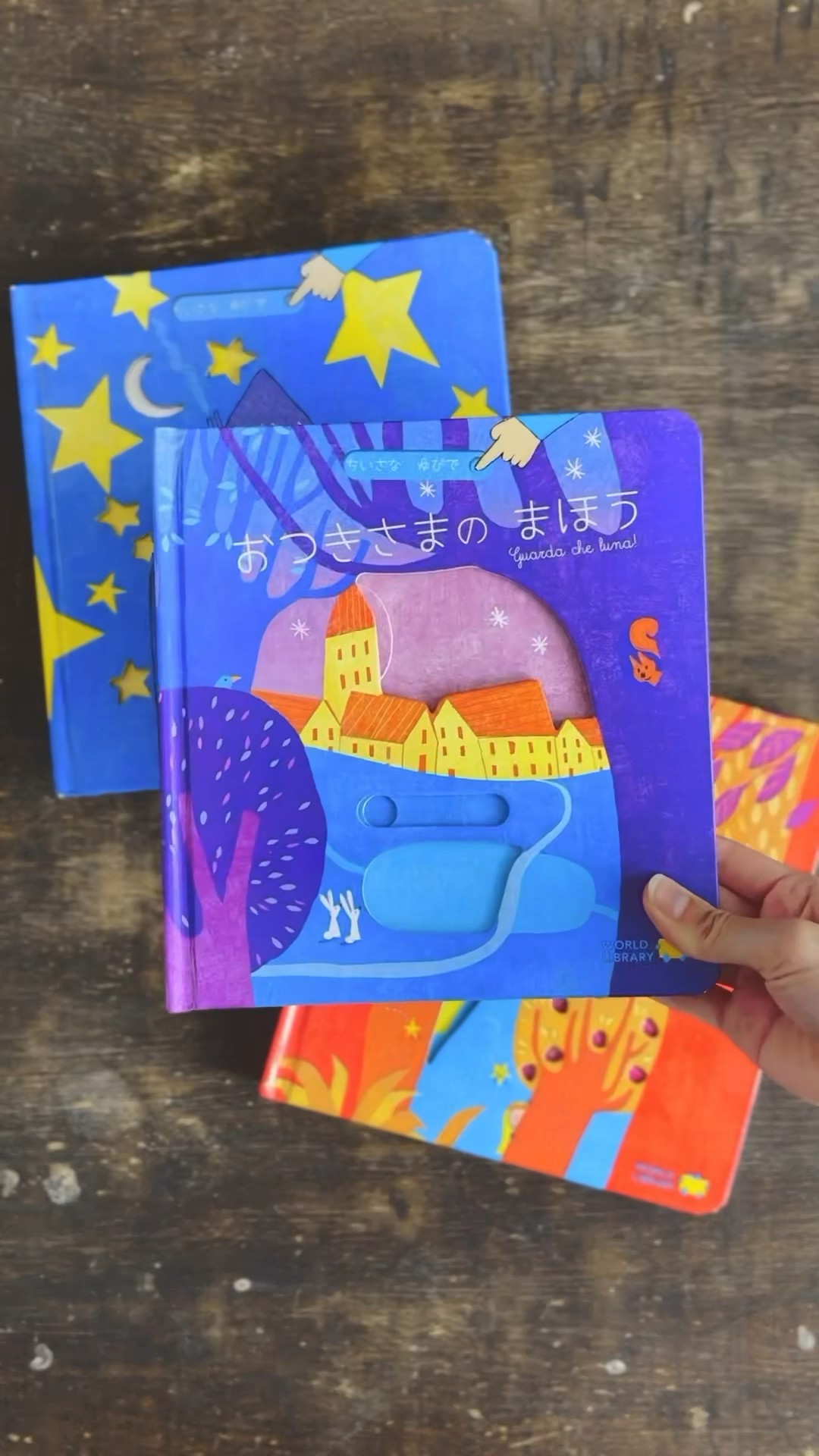 【WORLD LIBRARY】　世界の絵本　5冊セット　ちいさなゆびで 最安値に挑戦！ LIBRARY】 WORLD 世界の絵本 絵本 - ちいさな