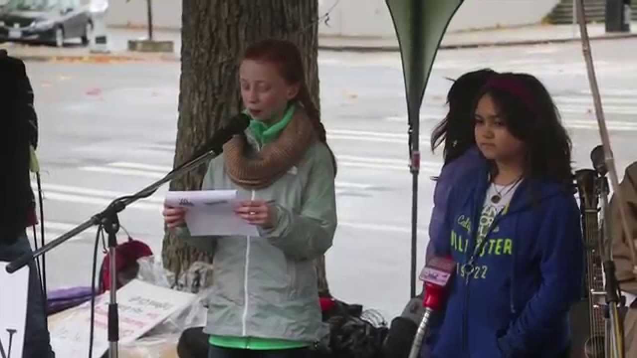 Kids visit the Bill & Melinda Gates Foundation and call for fossil fuel divestment