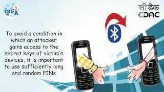 Use long and ‘difficult to guess’ PIN when pairing Bluetooth devices