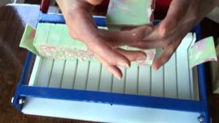 Cutting Pearberry Soap