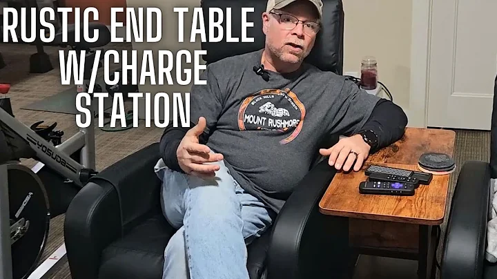 Yoobure End Table with Charging Station, Flip Top Side Table with USB Ports