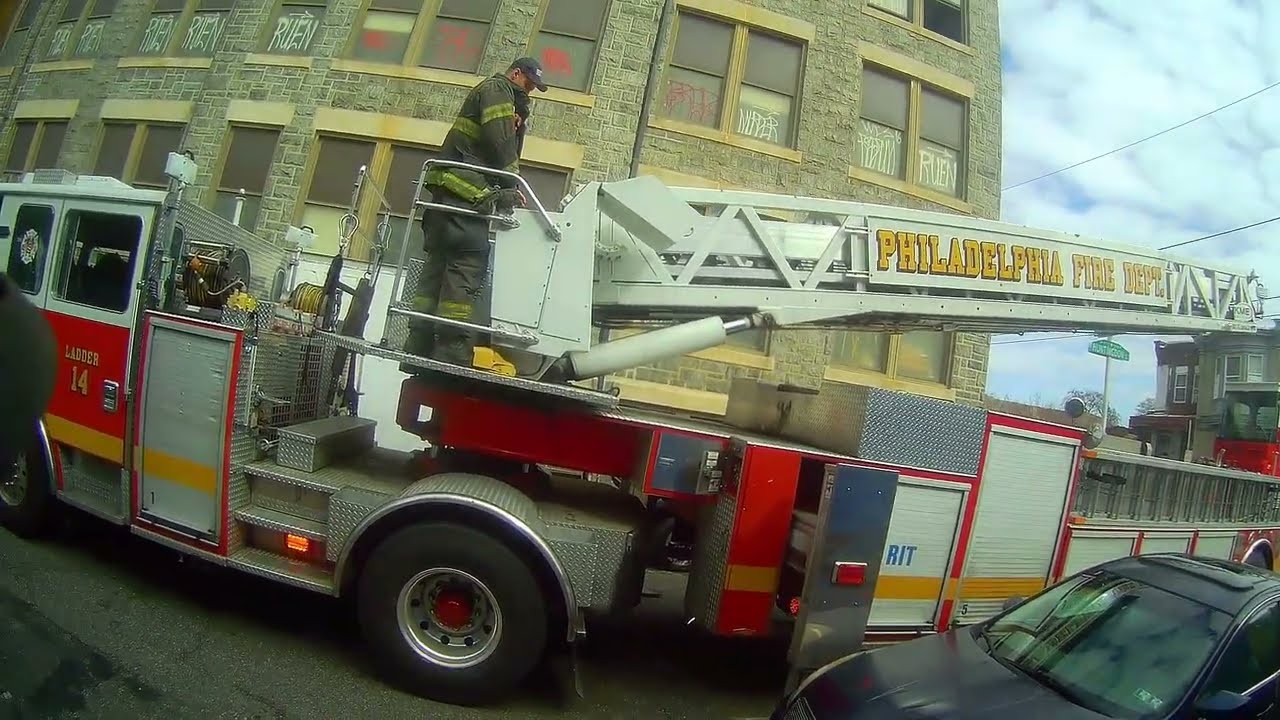 Abandoned School Walk-through, Preplan of Target Hazard, Ladder Training PFD North Philadelphia