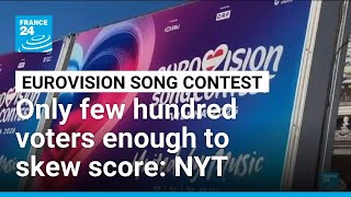 New York Times report finds Eurovision to be 'soft power' tool for Israel • FRANCE 24 English screenshot 2