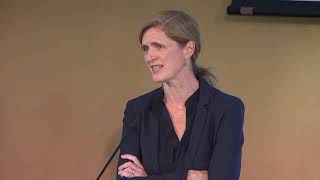 Famous Samantha Power: "Confronting Challenges to Democracy" Profile