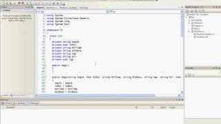 C# Programming Tutorial - Adjust Part 1 - Added And Built New Class For Our Project