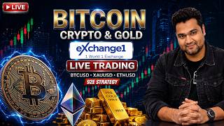 🔴Bitcoin Live Trading | Crypto &amp; Gold Live Market Analysis | Exchange1 India | 25 Jun 2026