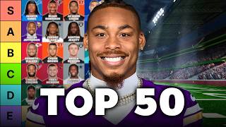 Top 50 Player Rankings For 2026 Fantasy Football