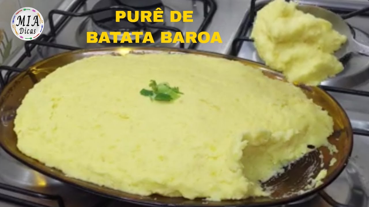 PURÊ DE BATATA BAROA CREMOSO | Mia Dicas - YouTube