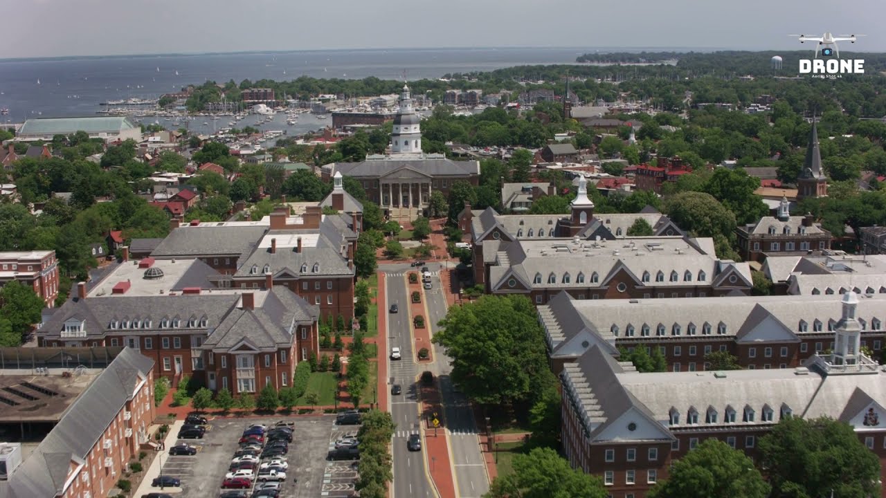 Annapolis Maryland by Drone - Annapolis Drone - Maryland Aerial Drone view