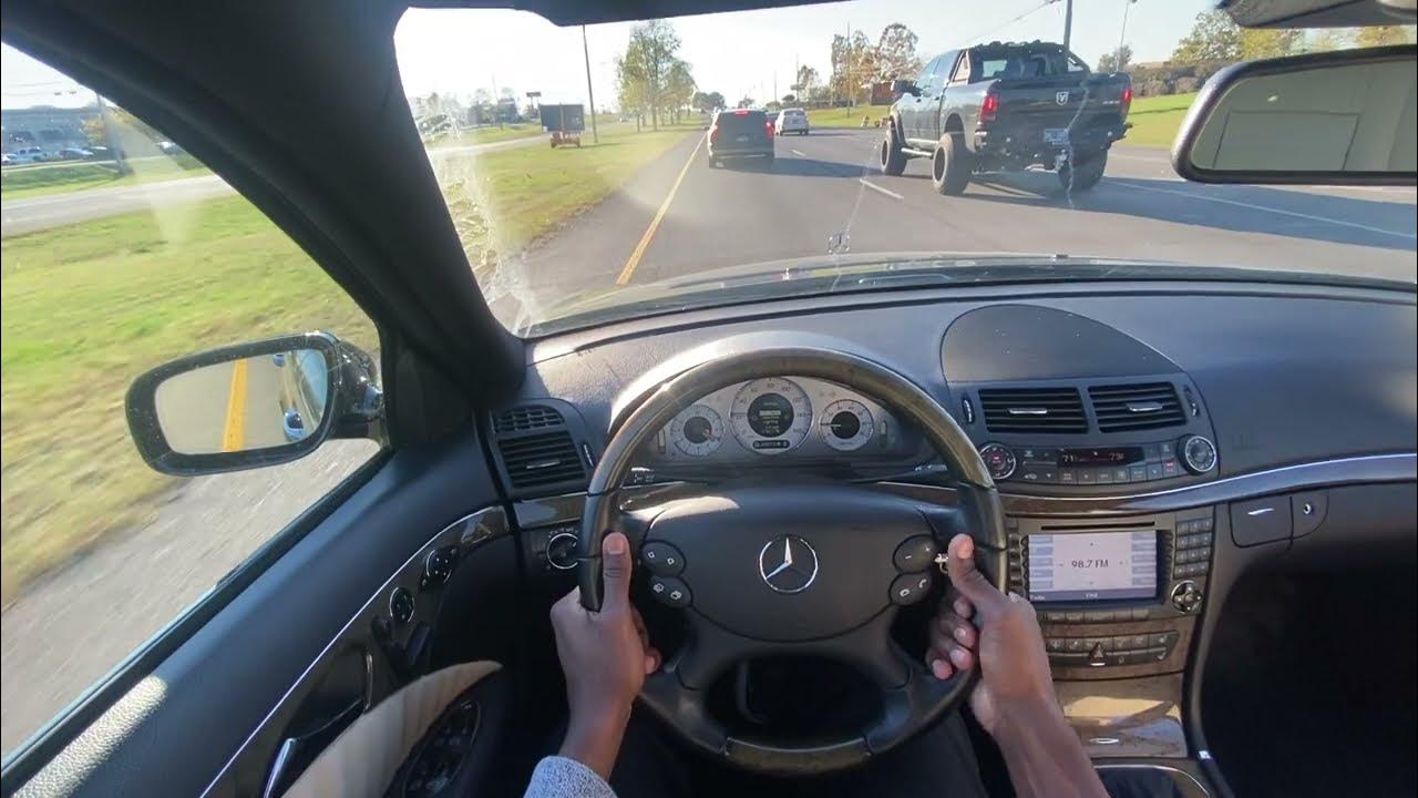2007 Mercedes-Benz E550 RWD POV Test Drive Review (Acceleration, Ride