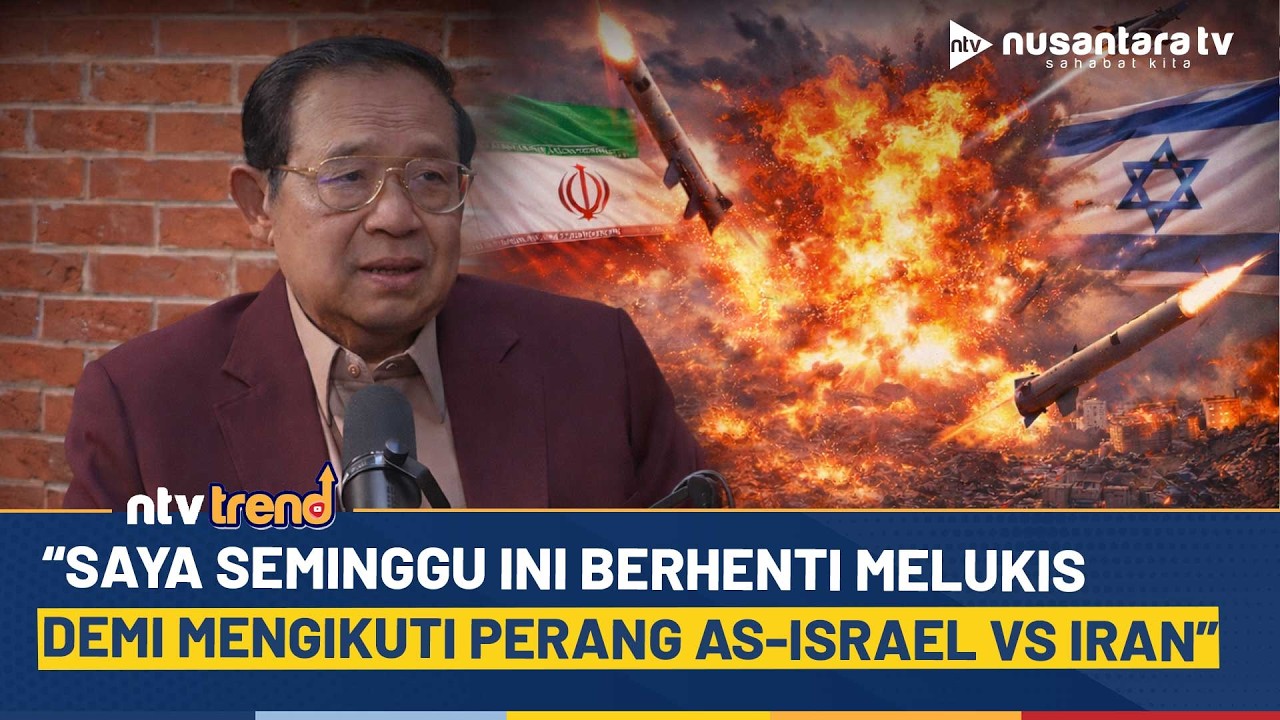 SBY Ungkap Sampai Berhenti Melukis Untuk Mengikuti Perkembangan Konflik AS-Israel VS Iran | NTV