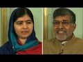 Grand reception **bel winners Satyarthi,