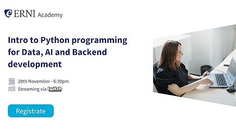 Intro to Python programming for Data, AI and Backend Development