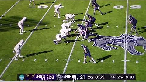 Colorado School of Mines QB John Matocha 45 yard T...