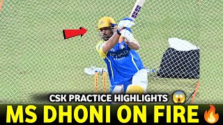 Ms Dhoni On Fire 🔥 Csk Practice Match Highlights | CSK Practice Full Highlights || screenshot 4