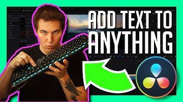 HOW TO ADD TEXT IN DAVINCI RESOLVE 17 - DaVinci Resolve Basics Tutorial