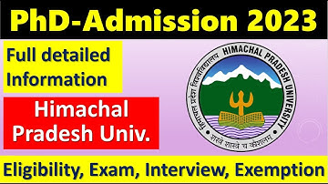 PhD admission 2023 II State University II entrance Exam for Non-Net candidates II Hurry Up Last date