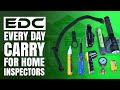 Home inspection tools of the trade  edc every day carry home inspector tools