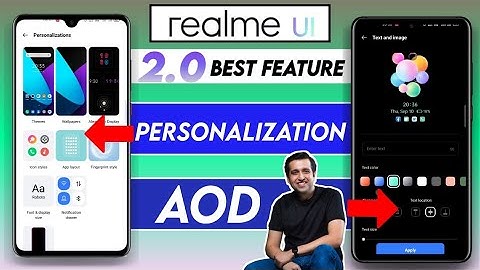 Realme UI 2.0 Personalization & AOD Features | Realme UI 2.0 Update | Realme UI Update |  Atul Tech