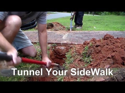 Comment créer un tunnel sous trottoir en moins de 10 minutes
