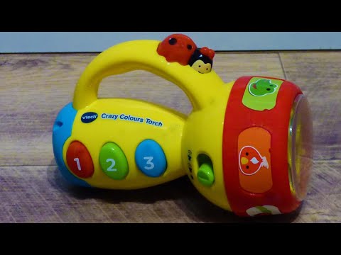 VTech   Spin and Learn Color Flashlight/ crazy colours torch.