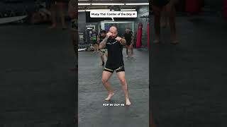 Muay Thai combo of the day with Coach Ed ‼️ #shorts