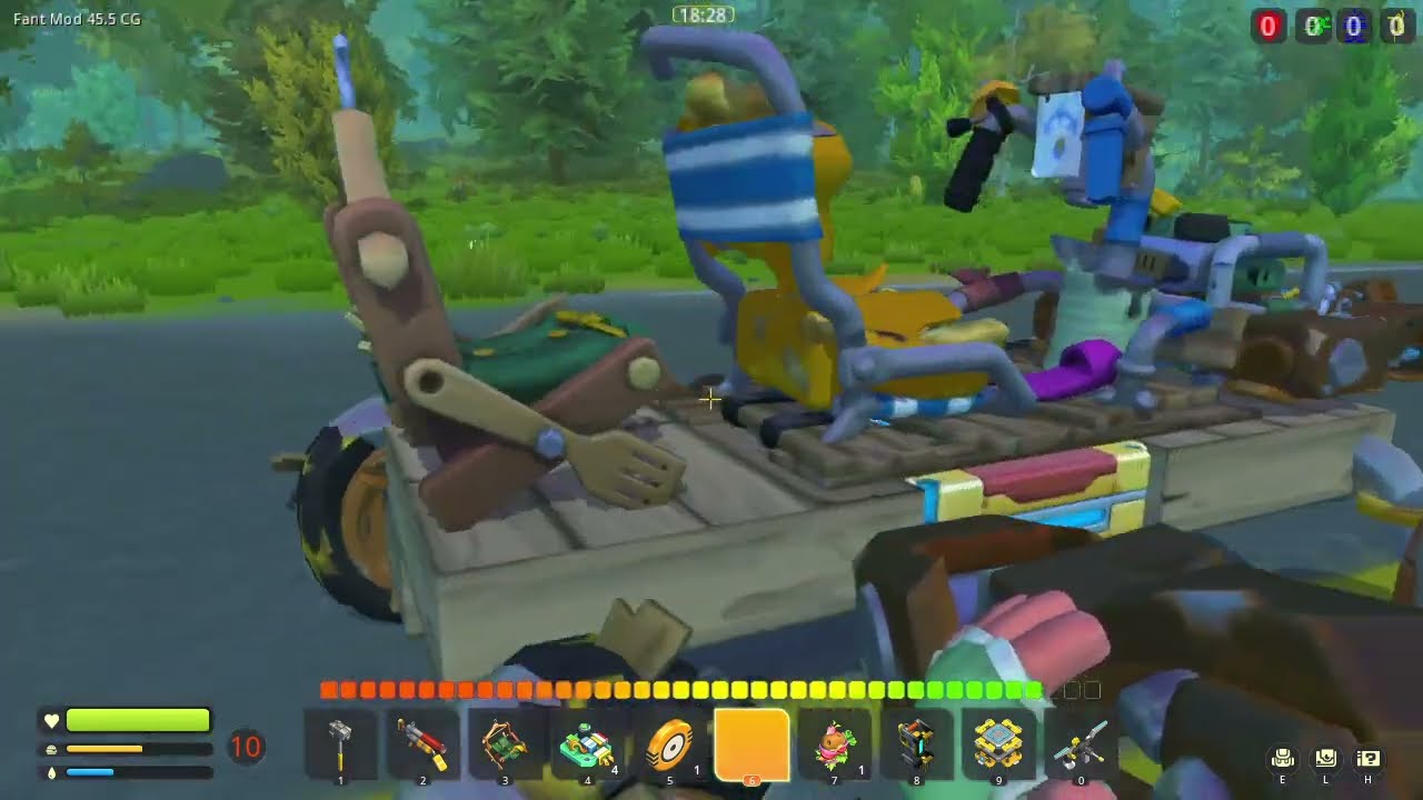 Scrap Mechanic, what the training car should have been like