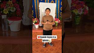 Cuando vayas a la iglesia 🙏🎶 | Coro cristiano alegre viejito #shorts