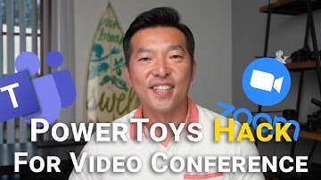 MS PowerToys HACK for your MS Teams and Zoom meetings