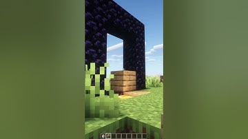 How to Light a Portal Without Flint and Steel #shorts