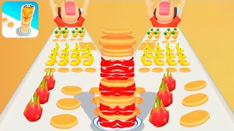 Pancake Run : All Levels Gameplay Android, ios Walkthrough