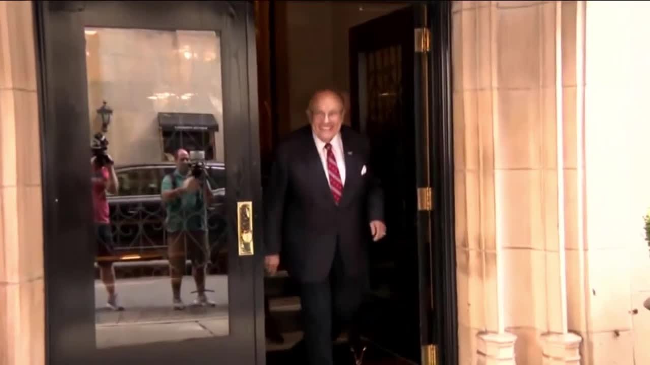 Giuliani turns himself in on Georgia 2020 election charges after bond is set at $150,000