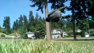 Double sideflip fail