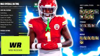 BEST 6 8 DEMIGOD Build Madden 27 Superstar Mode 99 OVR Speedster WR Build