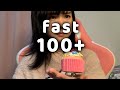 【ASMR】100トリガー1分【速】