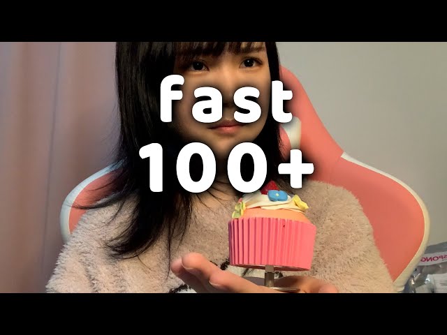 【ASMR】100trigger 1minute【fast】