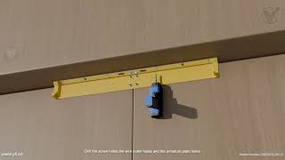 Drilling positioner for magnetic lock: 180kg、280kg、350kg、500kg、750kg