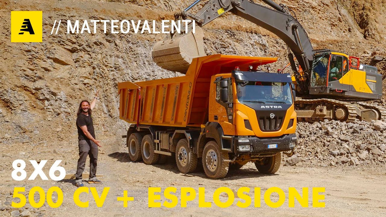 Come si guida un CAMION DA CAVA? Tutti i segreti dell'ASTRA HD 9 [+ ESPLOSIONE]