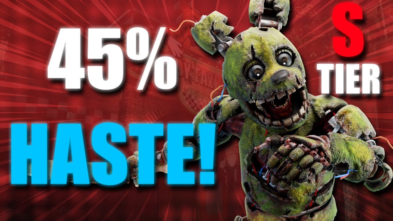 Spring Trap Db SPRINGTRAP IS S TIER WITH THIS BUILD! 45% HASTE! | Dead by Daylight ...