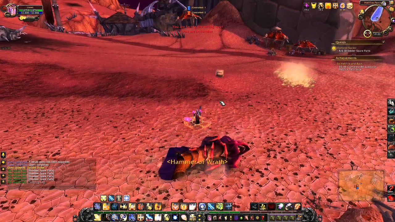 Outland Sucks Quest Playthrough - Hellfire Peninsula