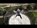 I FILLED MY WHOLE TRAMPOLINE WITH TOILET PAPER!