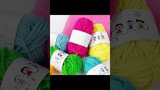 Gomitoli di Lana Multicolore di Alta Qualità