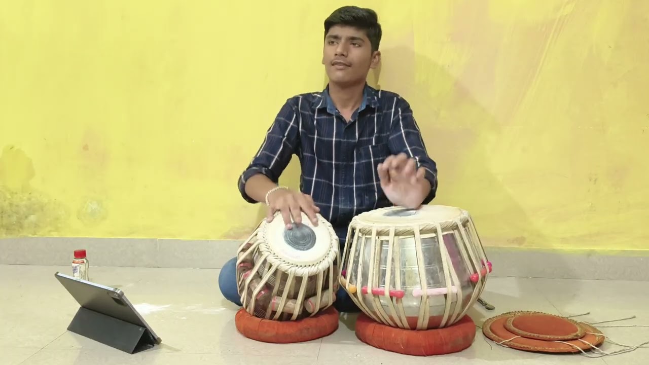 Gali mein aaj chand nikla ......tabla cover by Shrinivas patil 