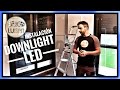 Cómo instalar un DOWNLIGHT LAMPARA PLAFON LED en el techo de la forma MAS SENCILLA y en 30 minutos