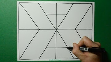 Daily Line Illusion #202 / Stress Free 3D Pattern / Satisfying Spiral Drawing / Art Therapy